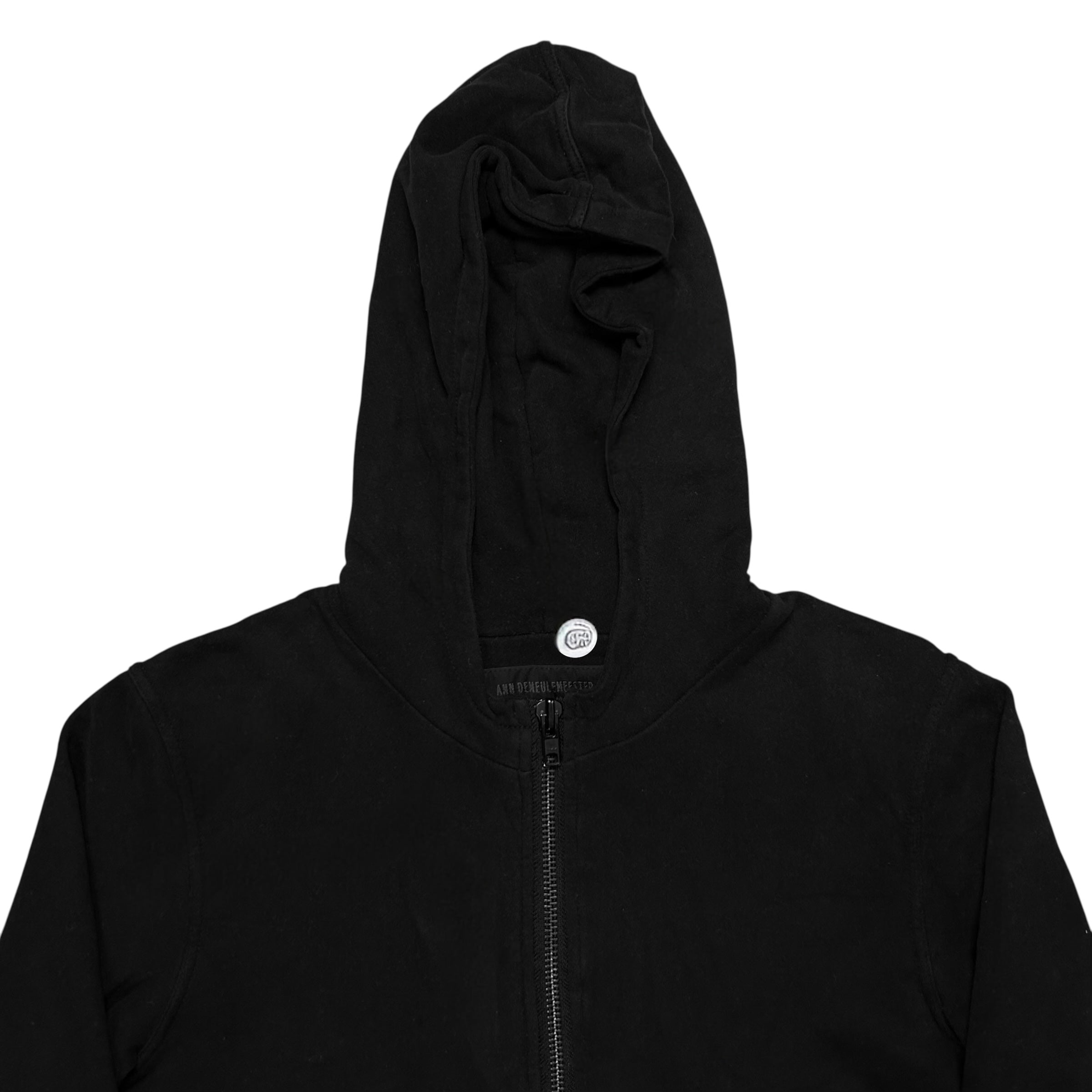 Ann Demeulemeester Double Layered Zip Hoodie – Vertical Rags