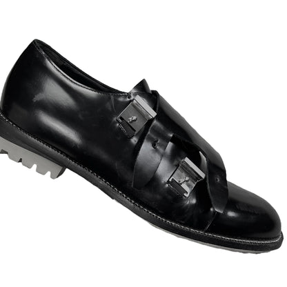 Balenciaga Contrast Sole Monk Strap Derbies - SS16