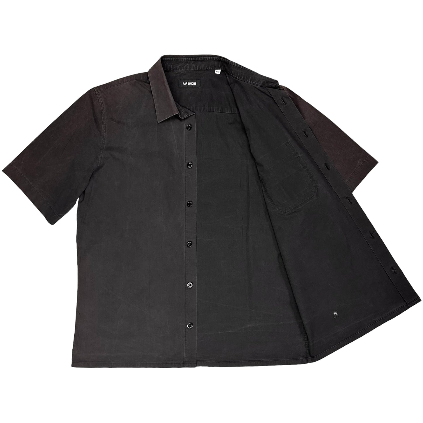 Raf Simons Cropped PVC Pocket Shirt - SS19