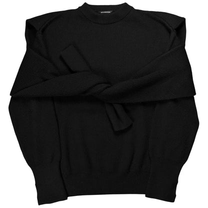 Balenciaga Double Sleeve Knit Sweater - AW20