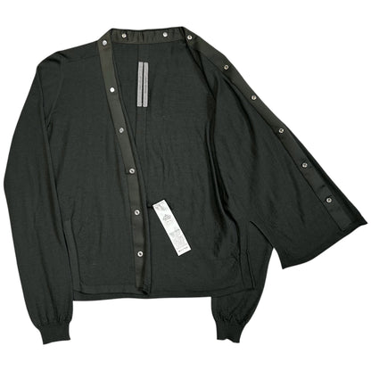 Rick Owens Cropped Larry Snap Cardigan - SS20