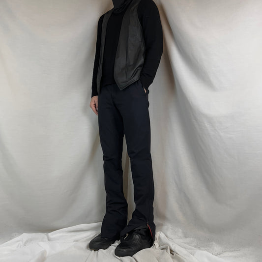 Prada Flared Ankle Zip Pants - 00s