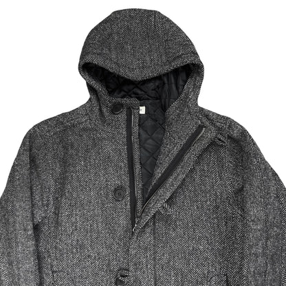 Comme des Garcons Shirt Hooded Wool Parka