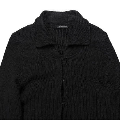 Ann Demeulemeester Fisherman Snap Yak Knit Cardigan - AW04