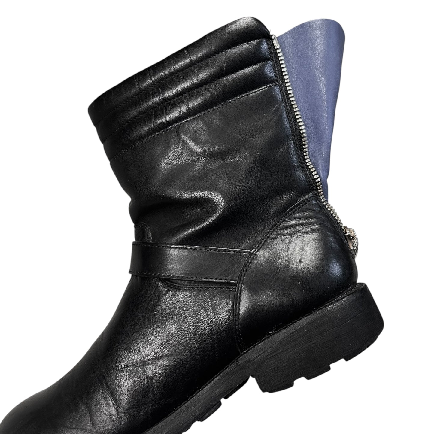 Dirk Bikkembergs Back Zip Moto Boots