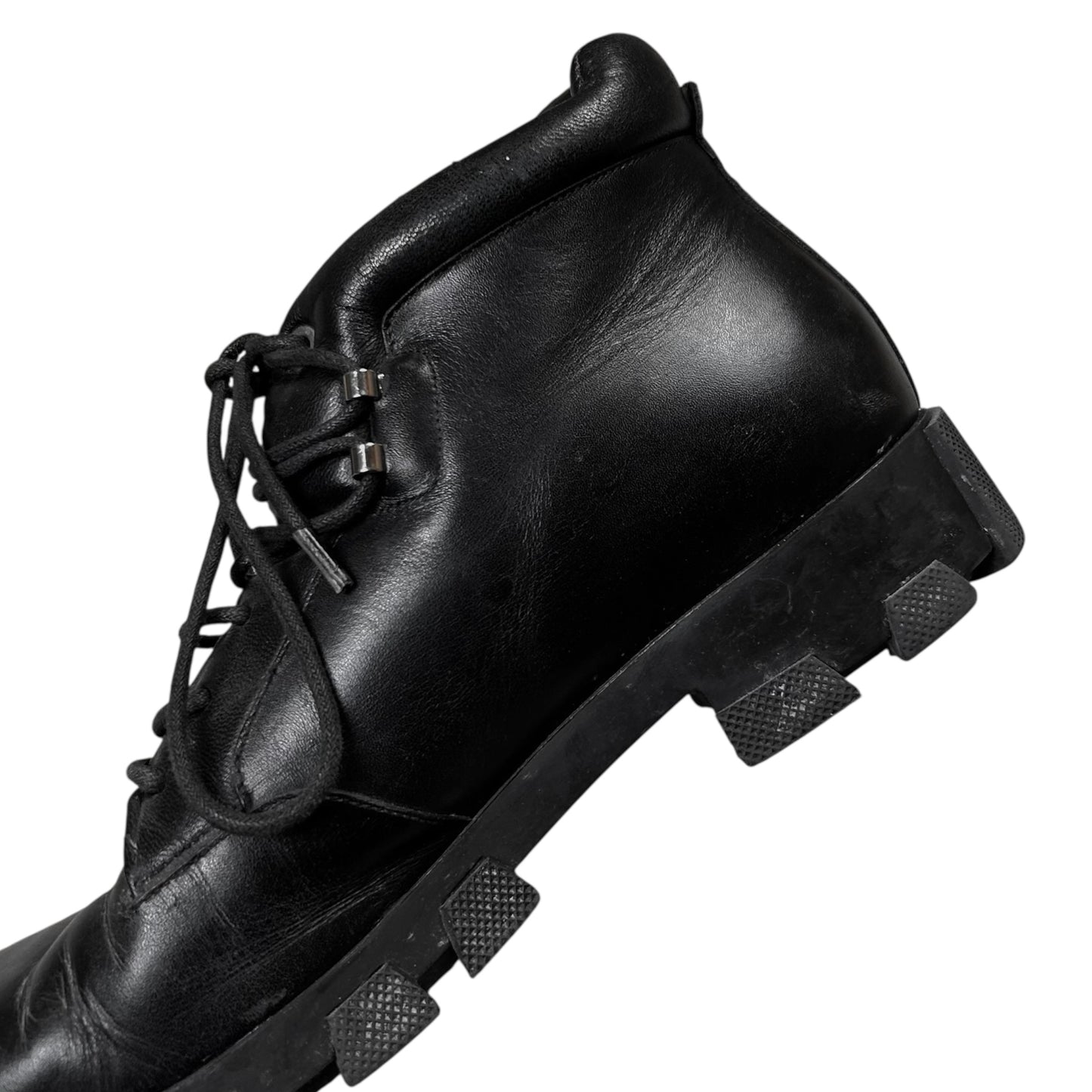 Balenciaga Hiking Mid Top Combat Boots