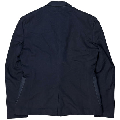 Dirk Bikkembergs Deconstructed Denim Pocket Cashmere Blazer - AW01