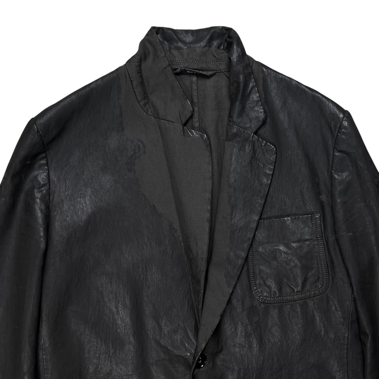 Maison Martin Margiela Waxed Paint Blazer - SS14