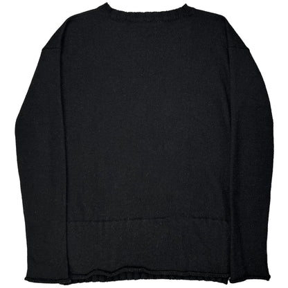 Ys Yohji Yamamoto Double Hem V-Neck Sweater