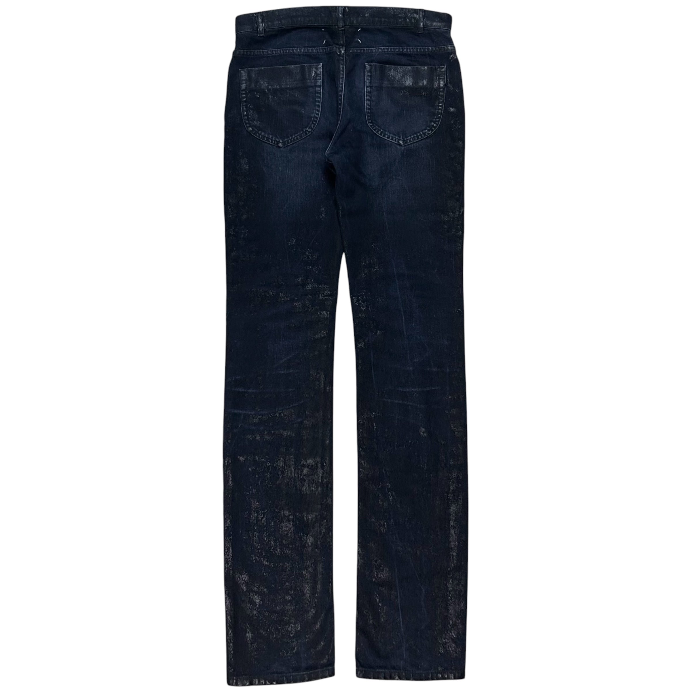 O*様 25AW Maison Margiela Denim Jeans 28イ Maison Martin Margiela Waxed Crack Jeans - AW10 – Vertical Rags