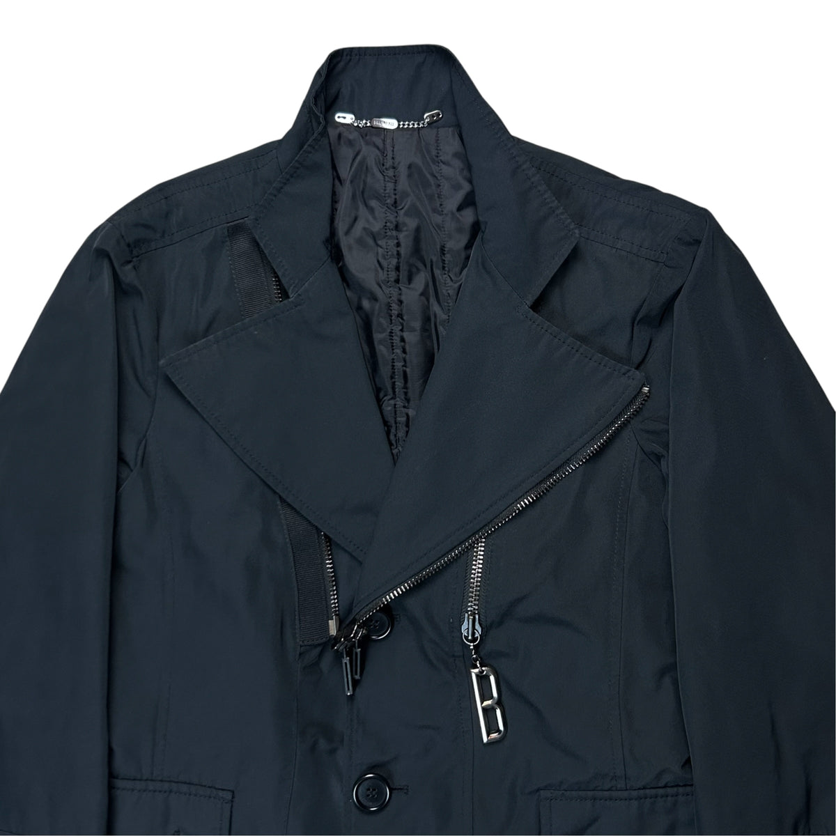 Dirk Bikkembergs Dual Zip Nylon Coat - AW07