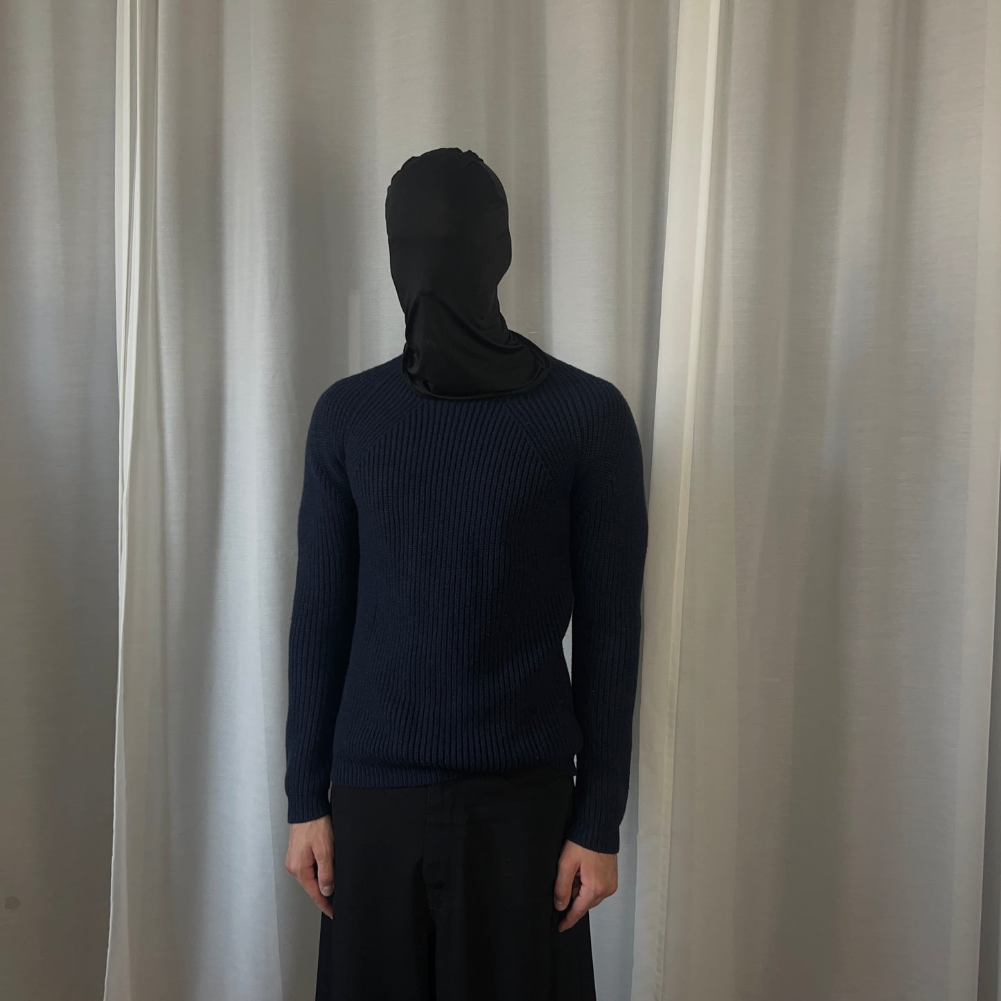 Jil Sander Heavy Raglan Rib Knit Sweater - AW14