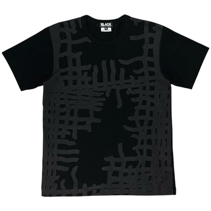 Comme des Garcons BLACK Grid Print T-Shirt - SS19