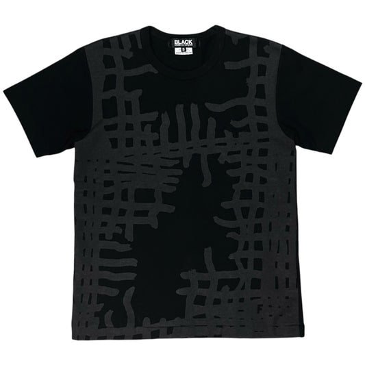 Comme des Garcons BLACK Grid Print T-Shirt - SS19