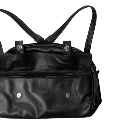 Jil Sander Dual Belted Circular Leather Backpack