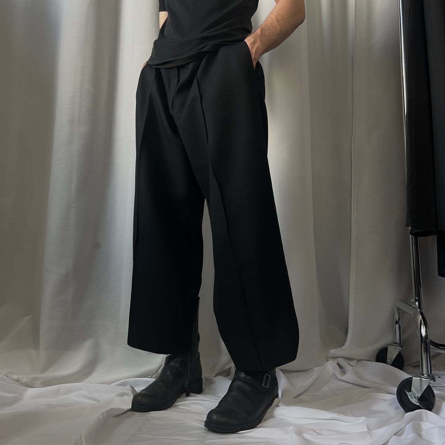 Jil Sander Wide Pleat Shorts - AW18