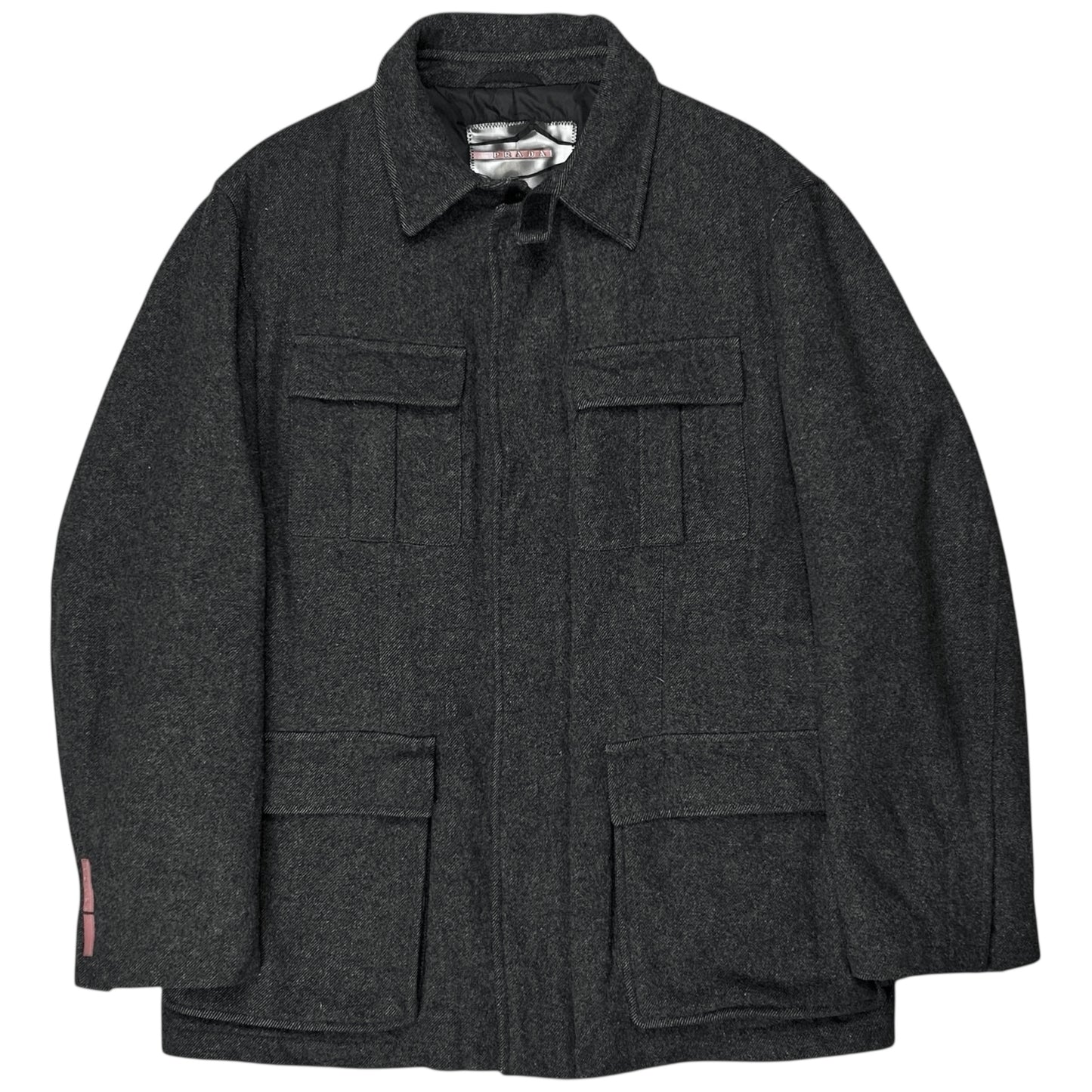 Prada Velco Officer Wool Jacket