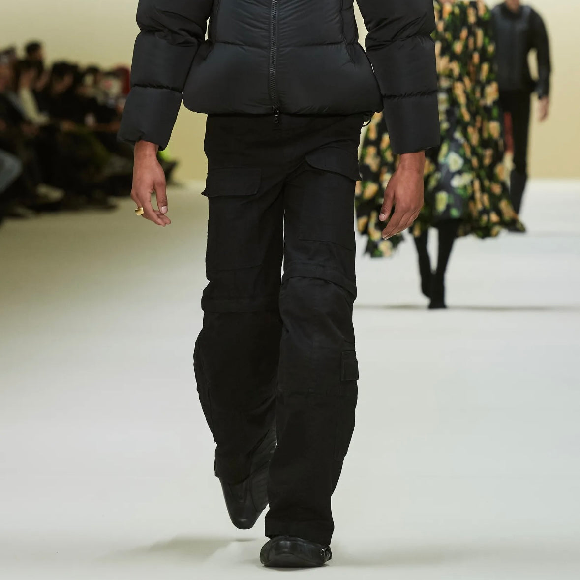 Balenciaga Flared Multi Cargo Pants - AW23