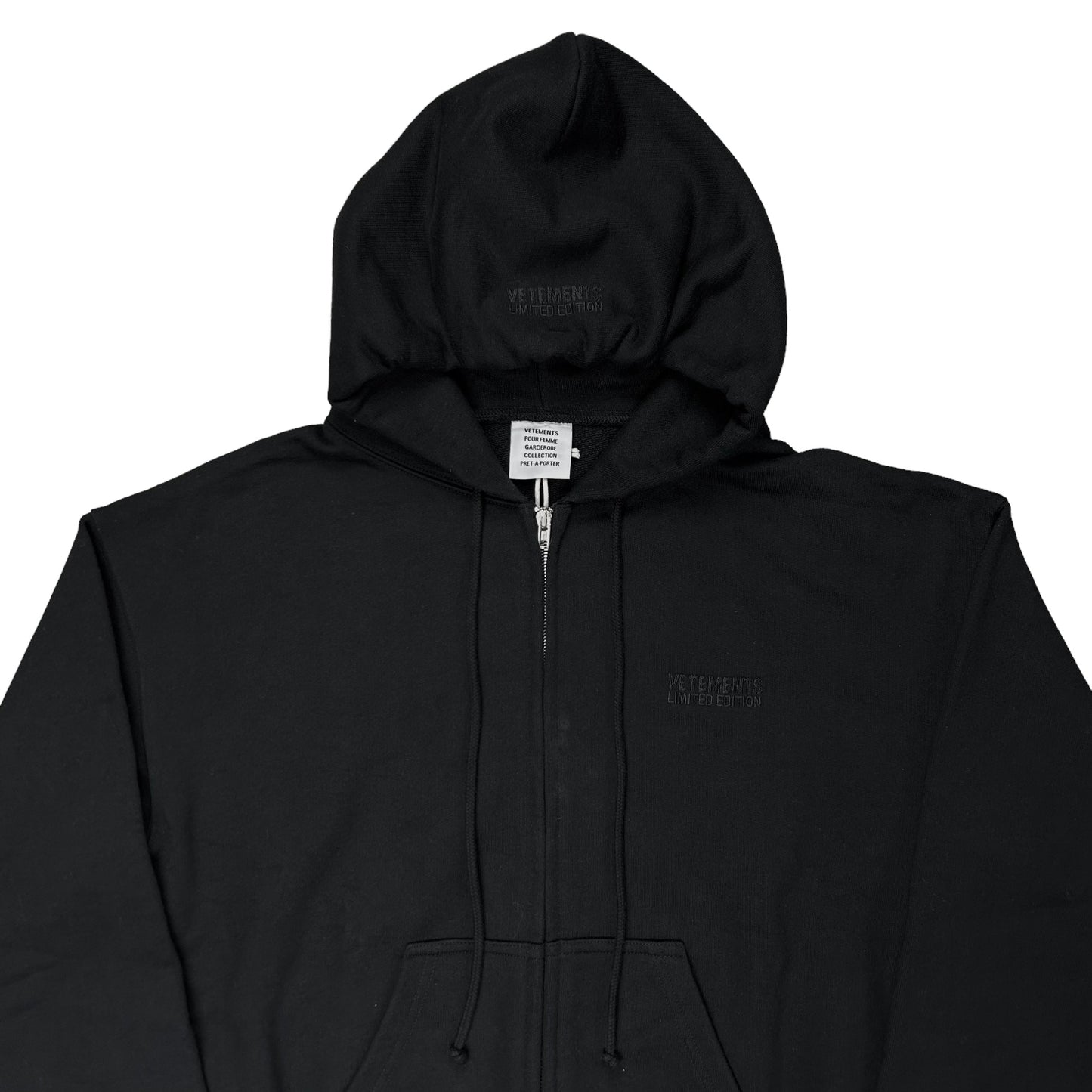 Vetements Fitted Zip Hoodie - SS23