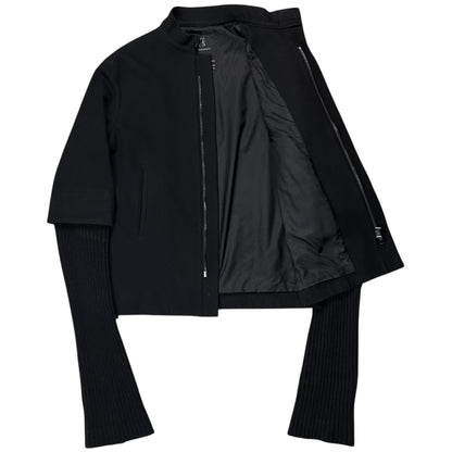 Y‘s by Yohji Yamamoto Extended Rib Sleeve Bomber Jacket - AW08