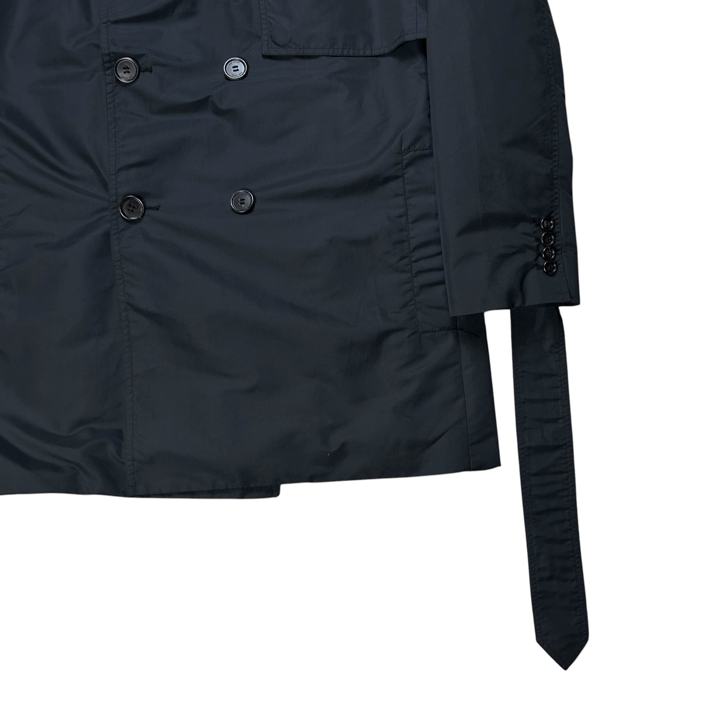 Dior Homme Back Panel Silk Trench Coat - SS08