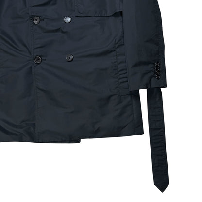 Dior Homme Back Panel Silk Trench Coat - SS08