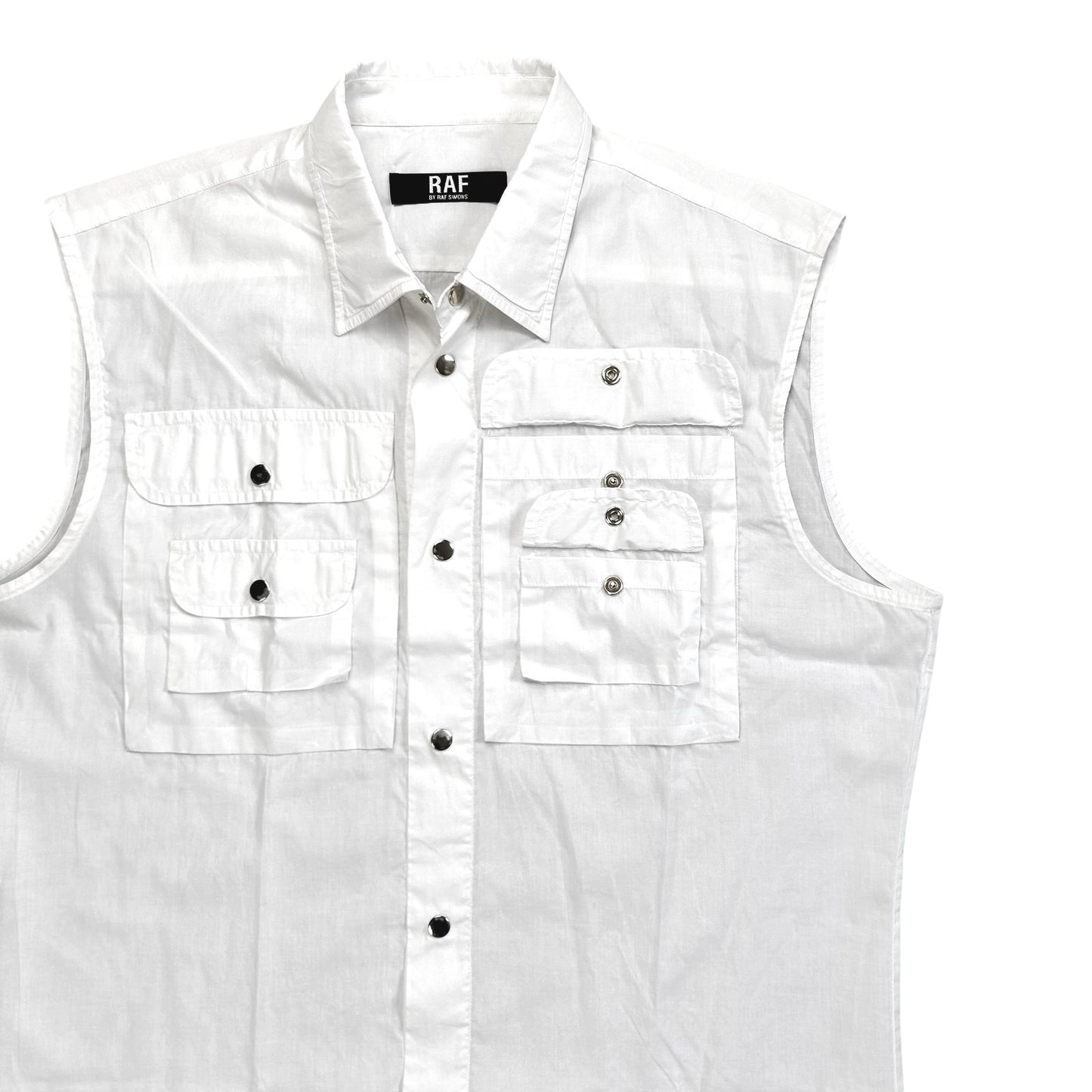 RAF by Raf Simons Sleeveless Cargo Shirt