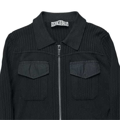 Dirk Bikkembergs Multi Zip Cargo Rib Knit Sweater - SS08