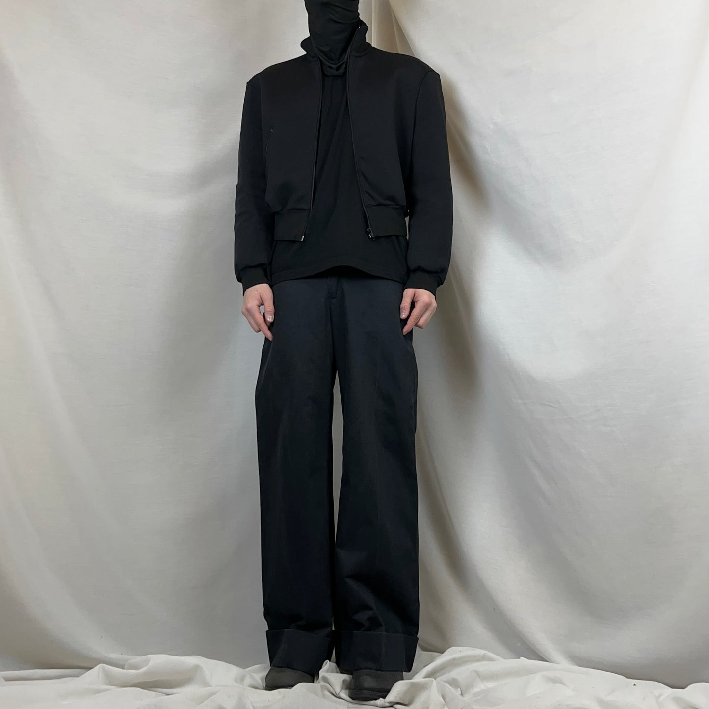 Maison Margiela Cuffed Wide Work Trousers - SS19