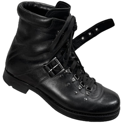 Prada Belted Buckle Stud Boots