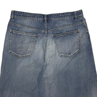 MM6 Maison Margiela Wide Dirt Wash Jeans - SS22
