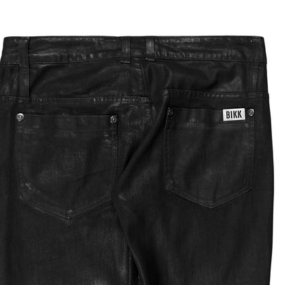 Dirk Bikkembergs Waxed Metal Patch Jeans - AW08