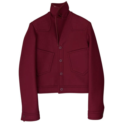 Balenciaga Cropped Work Sample Wool Jacket - AW13