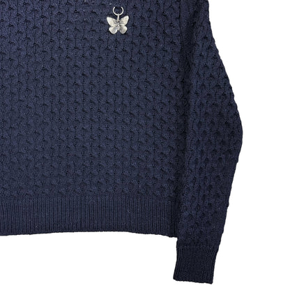 Raf Simons Butterfly Charm Knit Sweater - AW19