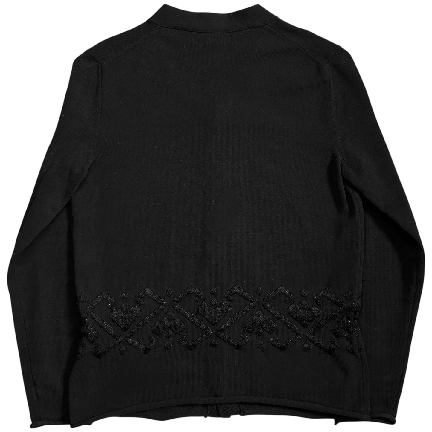 Comme des Garcons Shirt Geometric Embroidered Cardigan