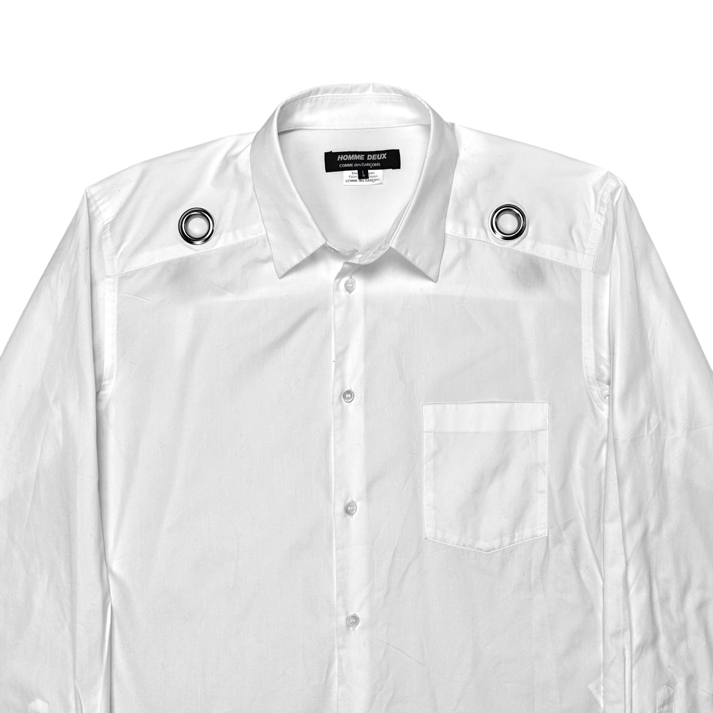 Comme des Garcons Homme Deux Giant Eyelet Shirt - AW19