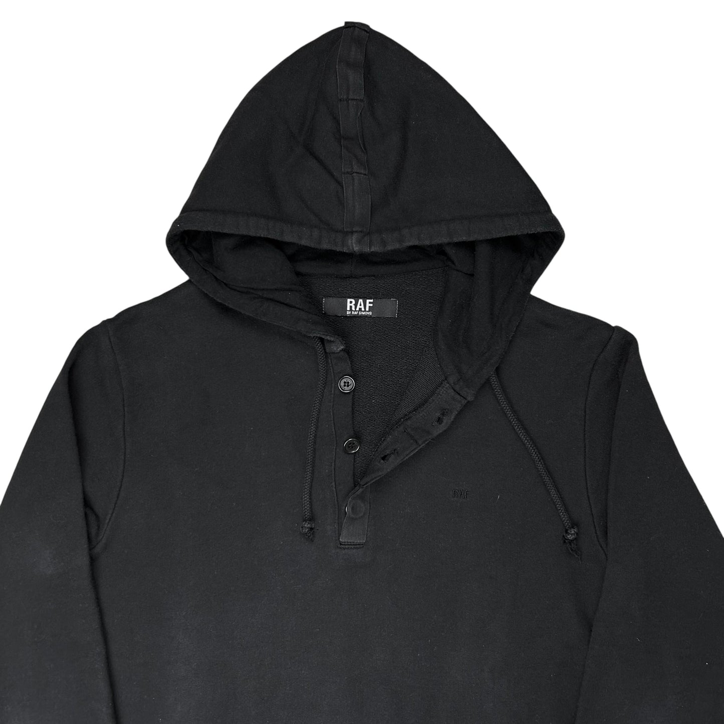 RAF by Raf Simons Button Neck Hoodie - AW08