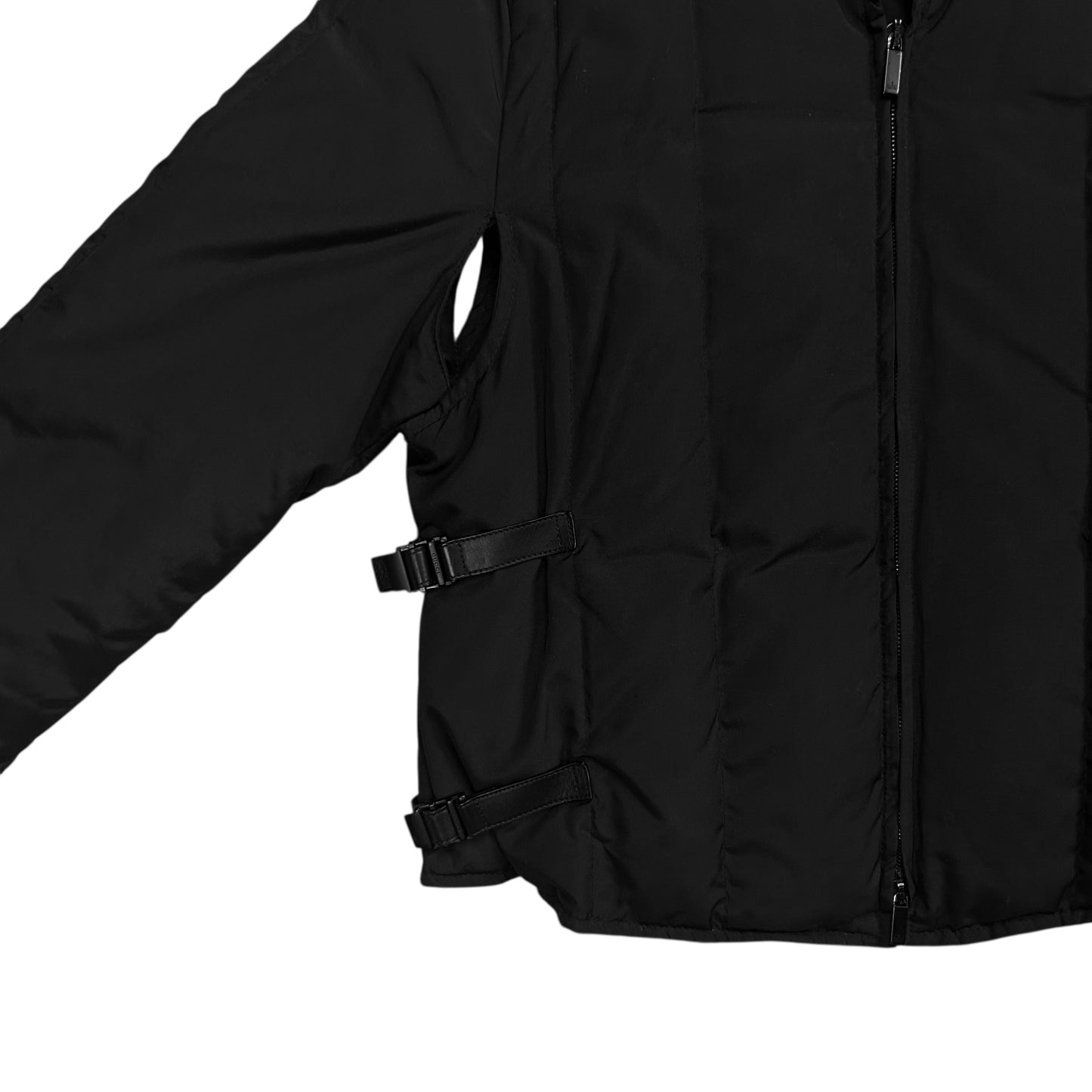 Gucci by Tom Ford Bondage Belt Puffer Jacket - AW99