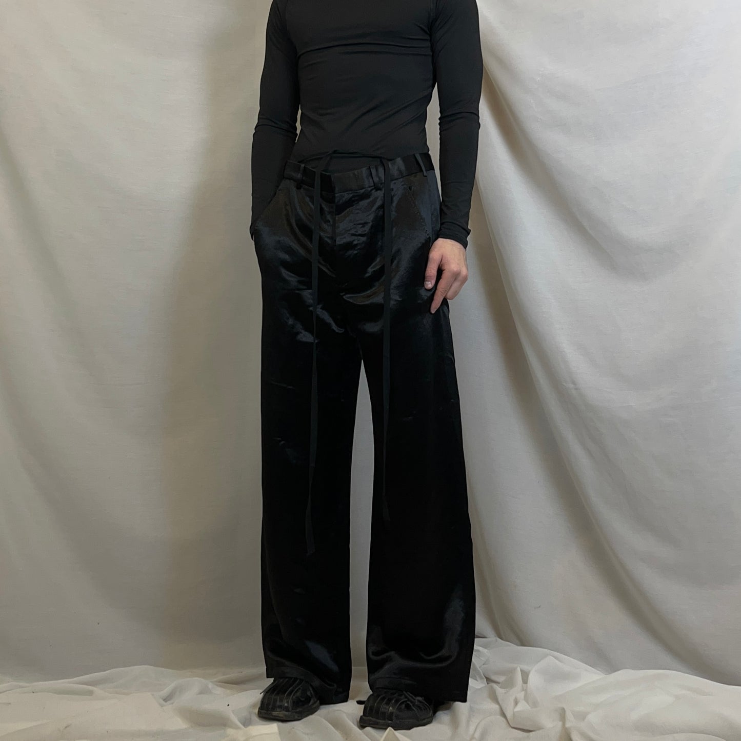 Ann Demeulemeester Lucian Satin Trousers - AW21