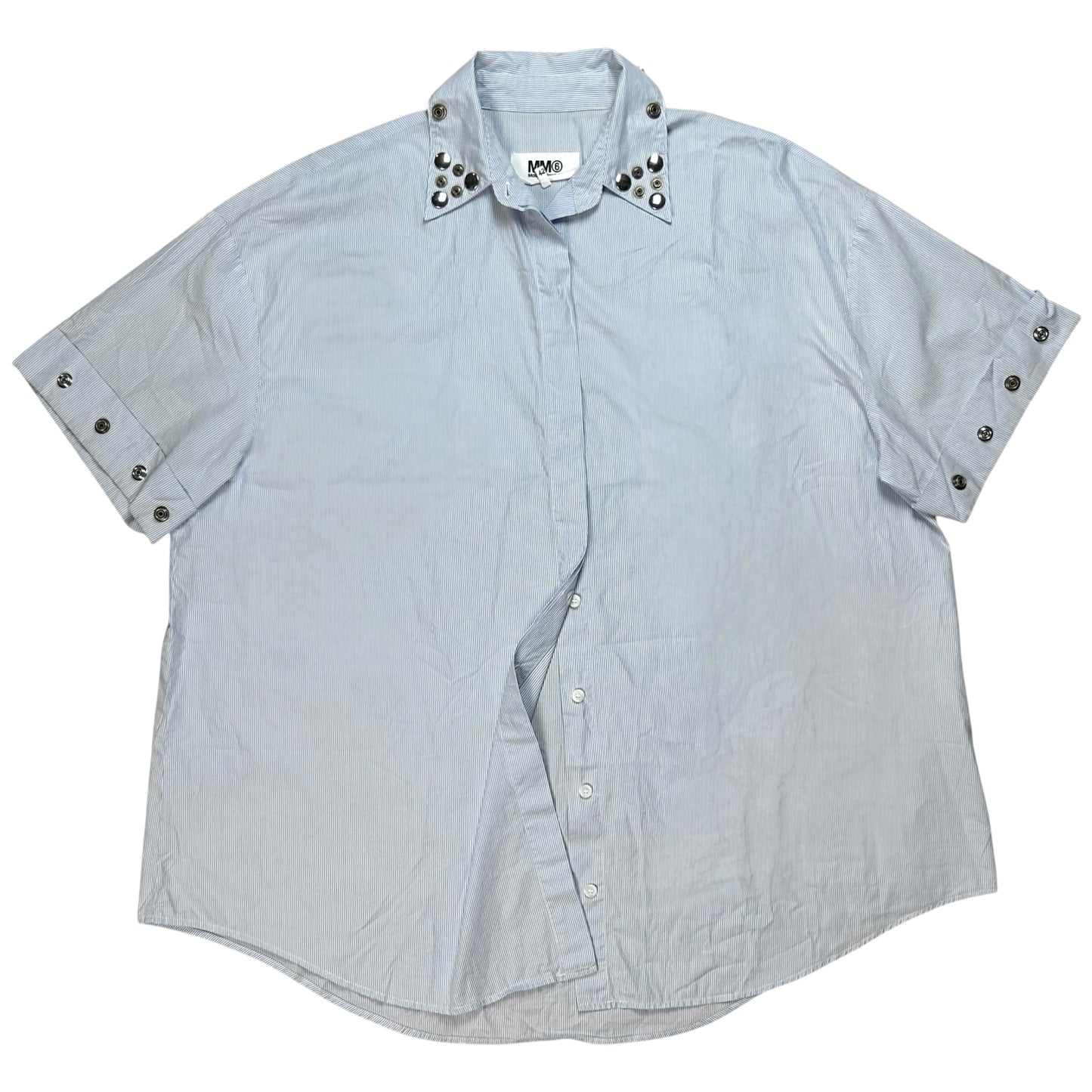 MM6 Maison Margiela Studded Short Sleeve Shirt - 2010s