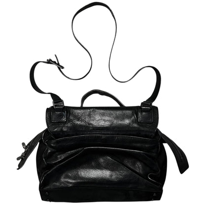 Helmut Lang Carabiner Asymmetric Leather Bag