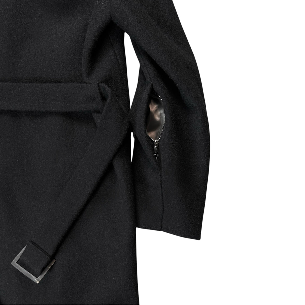 Rick Owens Belted Lido Tatlin Wool Coat - SS24