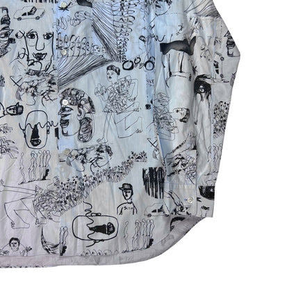 Comme des Garcons Shirt x Masaho Anotani Sketch Shirt - AW16