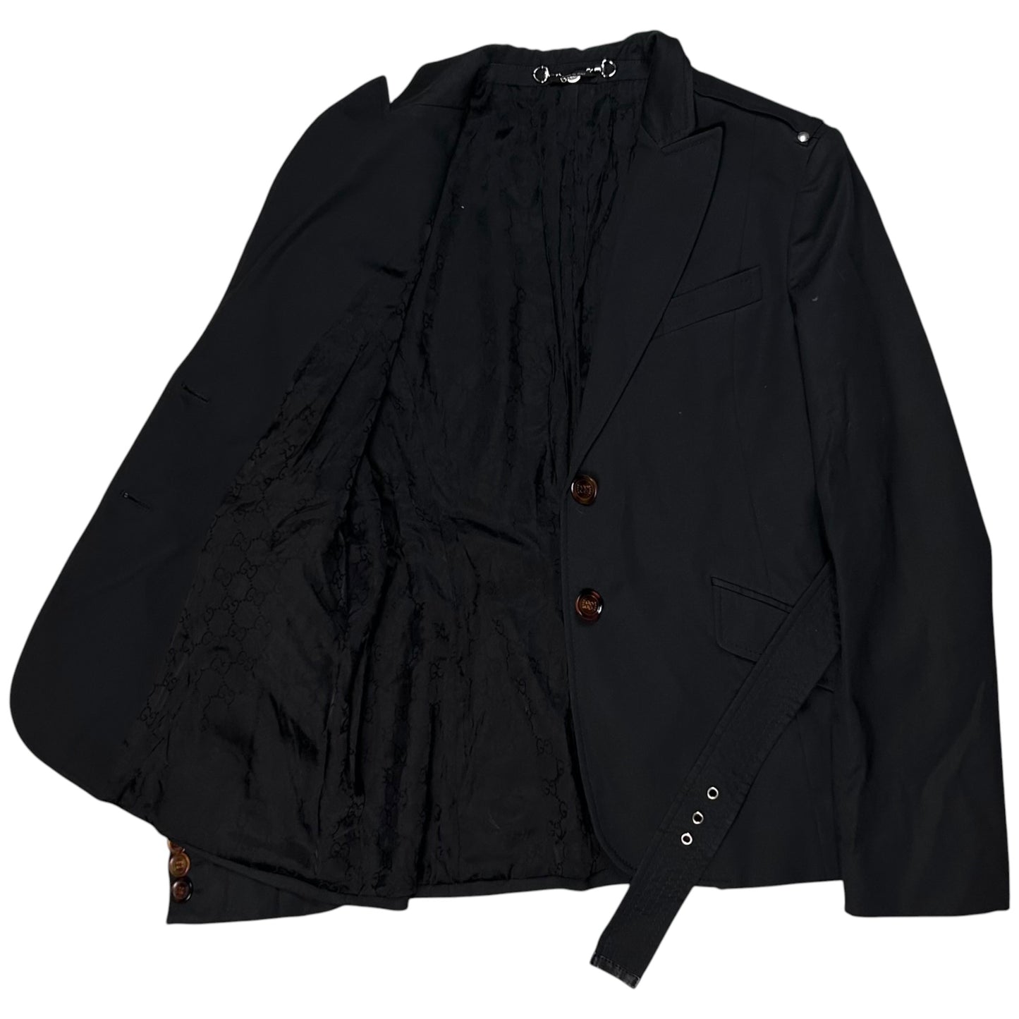 Gucci by Frida Giannini Belted Military Blazer - SS08