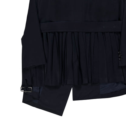 Comme des Garcons Asymmetric Belted Back Pleated Jacket - AW15
