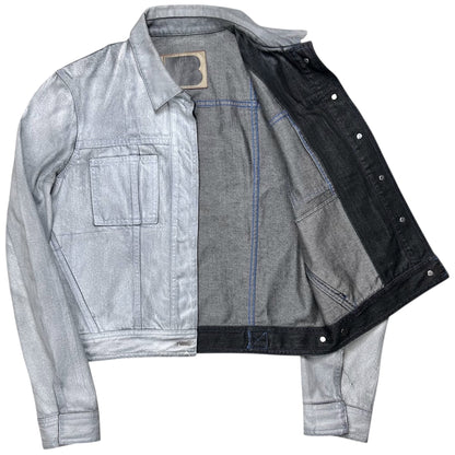 Balenciaga Waxed Paint Trucker Jacket - SS08