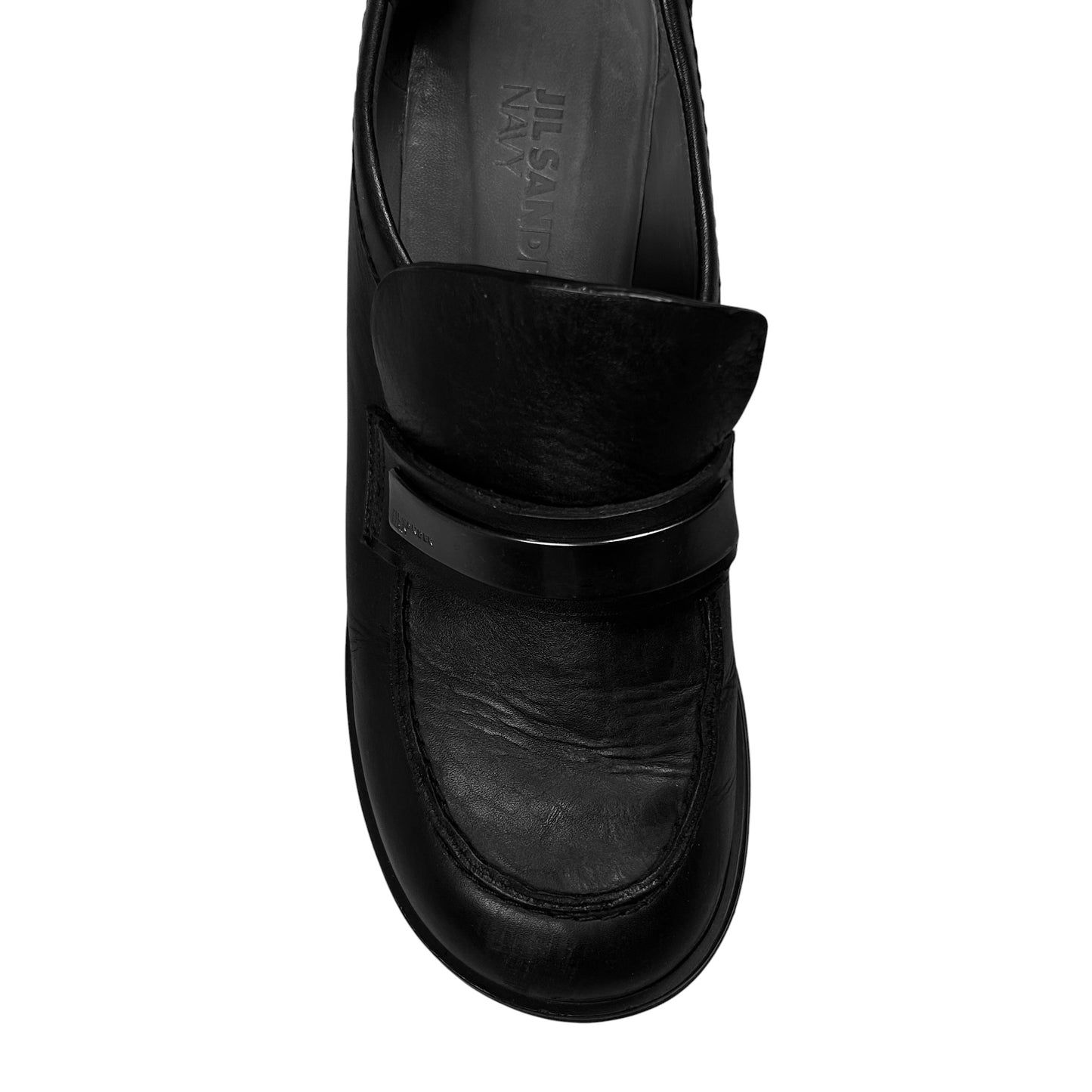 Jil Sander Bulky Metal Bar Loafers