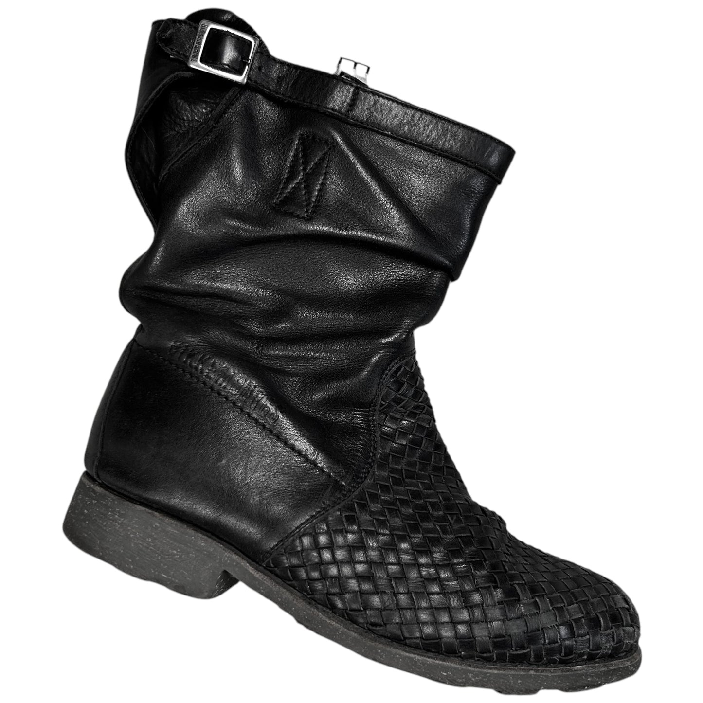 Dirk Bikkembergs Quilted Buckle Boots