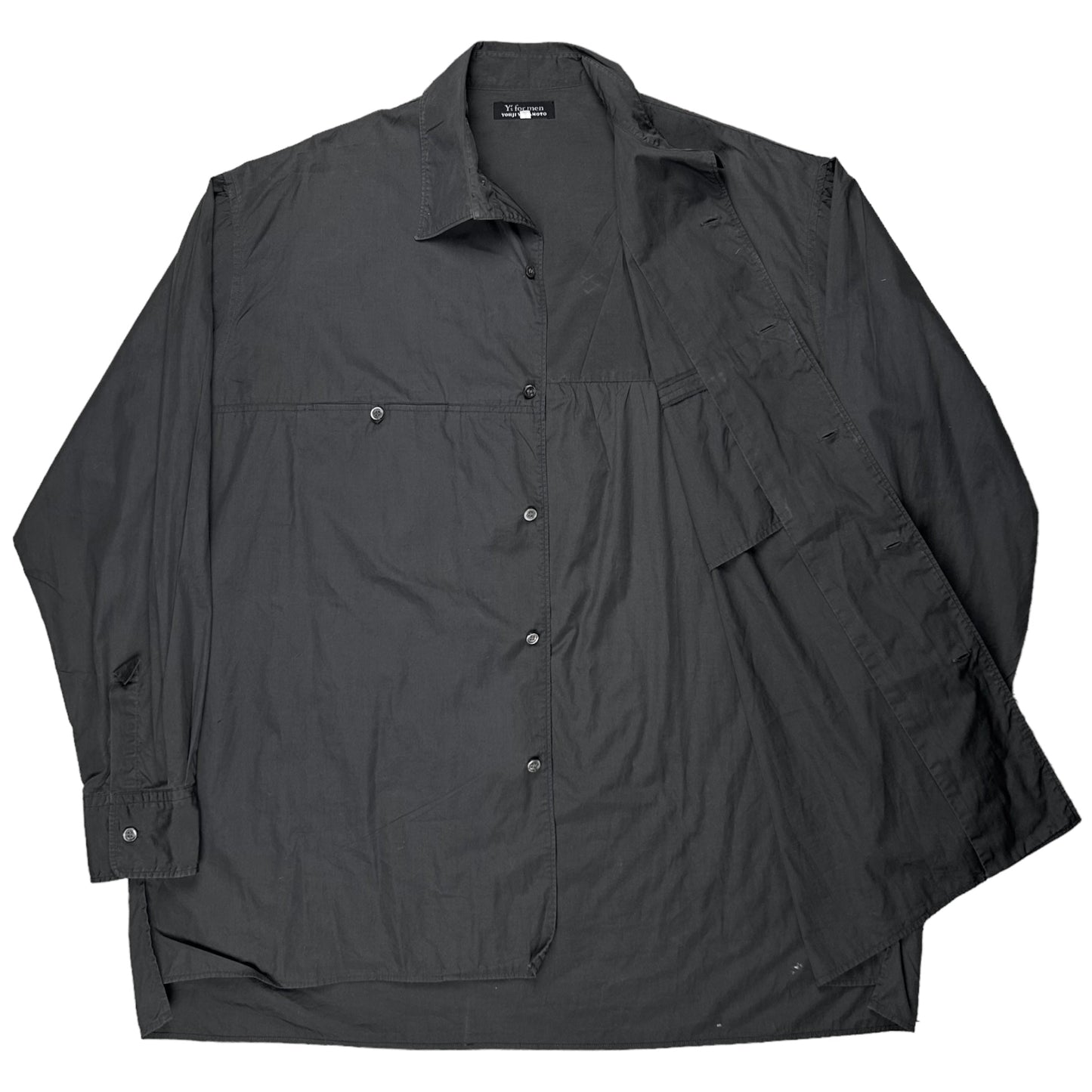 Ys Yohji Yamamoto Chest Slid Work Shirt