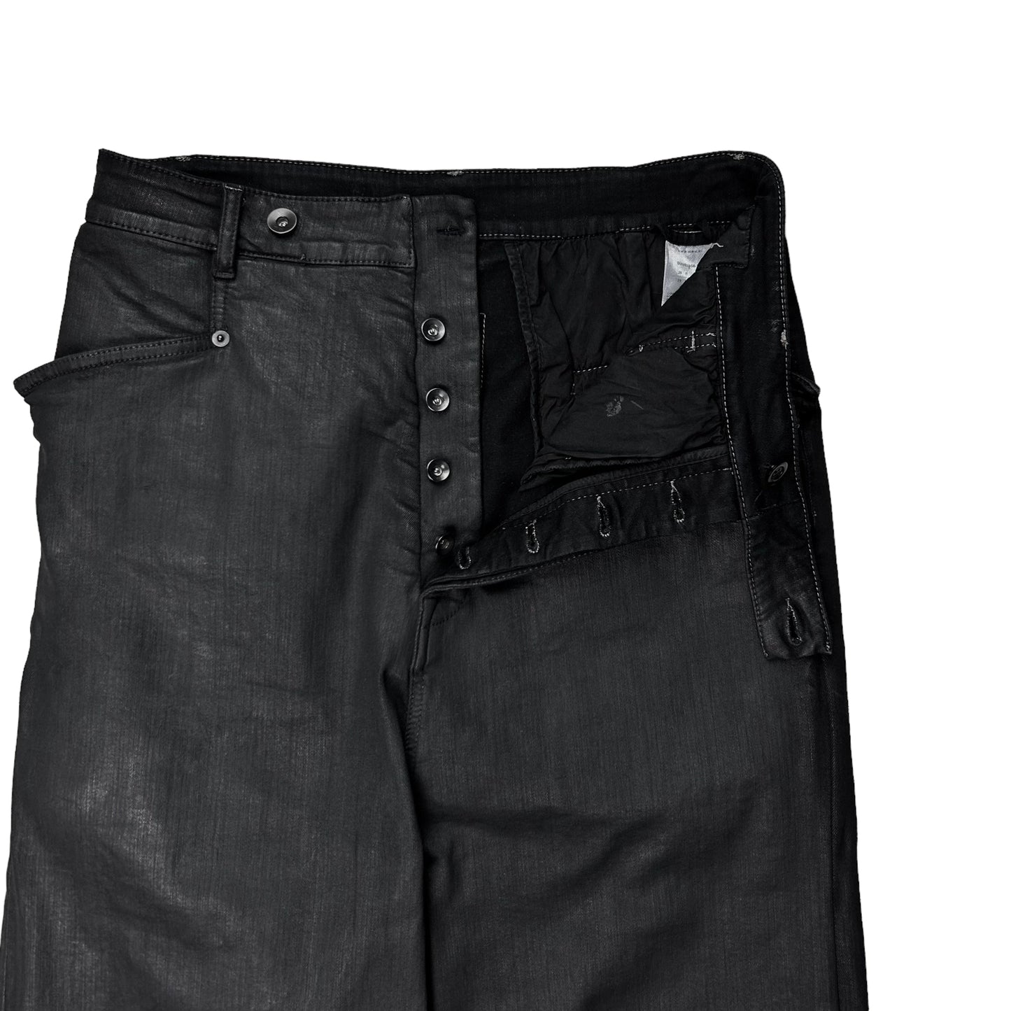 Rick Owens DRKSHDW Waxed Mastodon Jeans - SS18